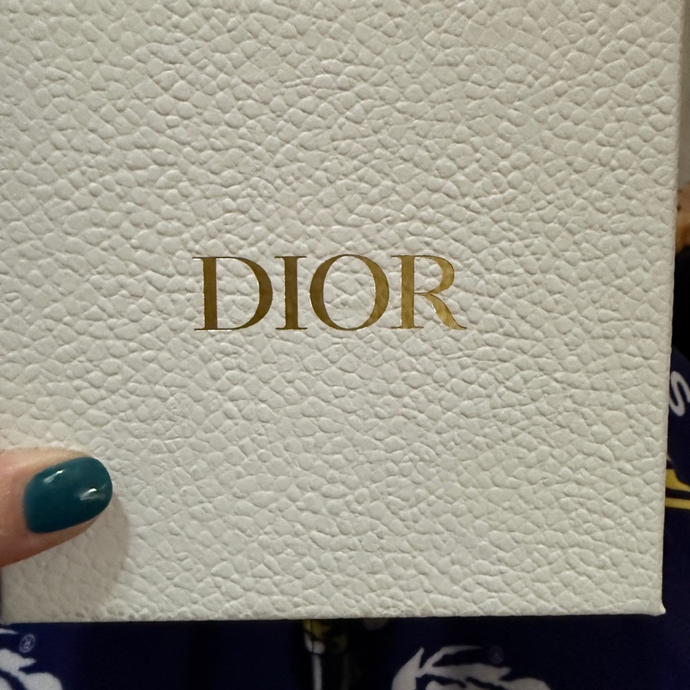 Dior Black Textured Black Wallet - Picture 6 of 8